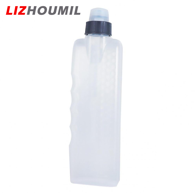 LIZHOUMIL 400ML PP5 Sport Water Bottle Push-Pull Sport Leak-proof Waist ...