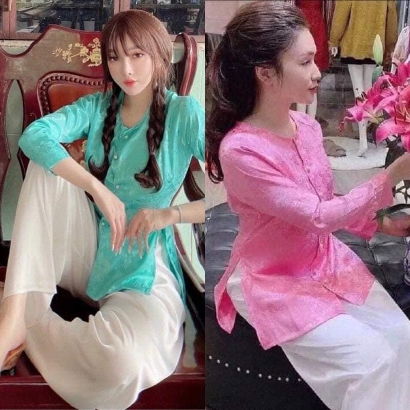 BỘ BÀ BA CƯNG XỈU CHO MẸ VÀ BÉ quần đen