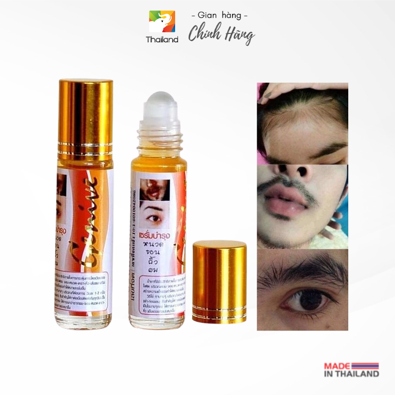 Serum kích mọc lông mi, chân mày, râu, tóc Genive Thái Lan