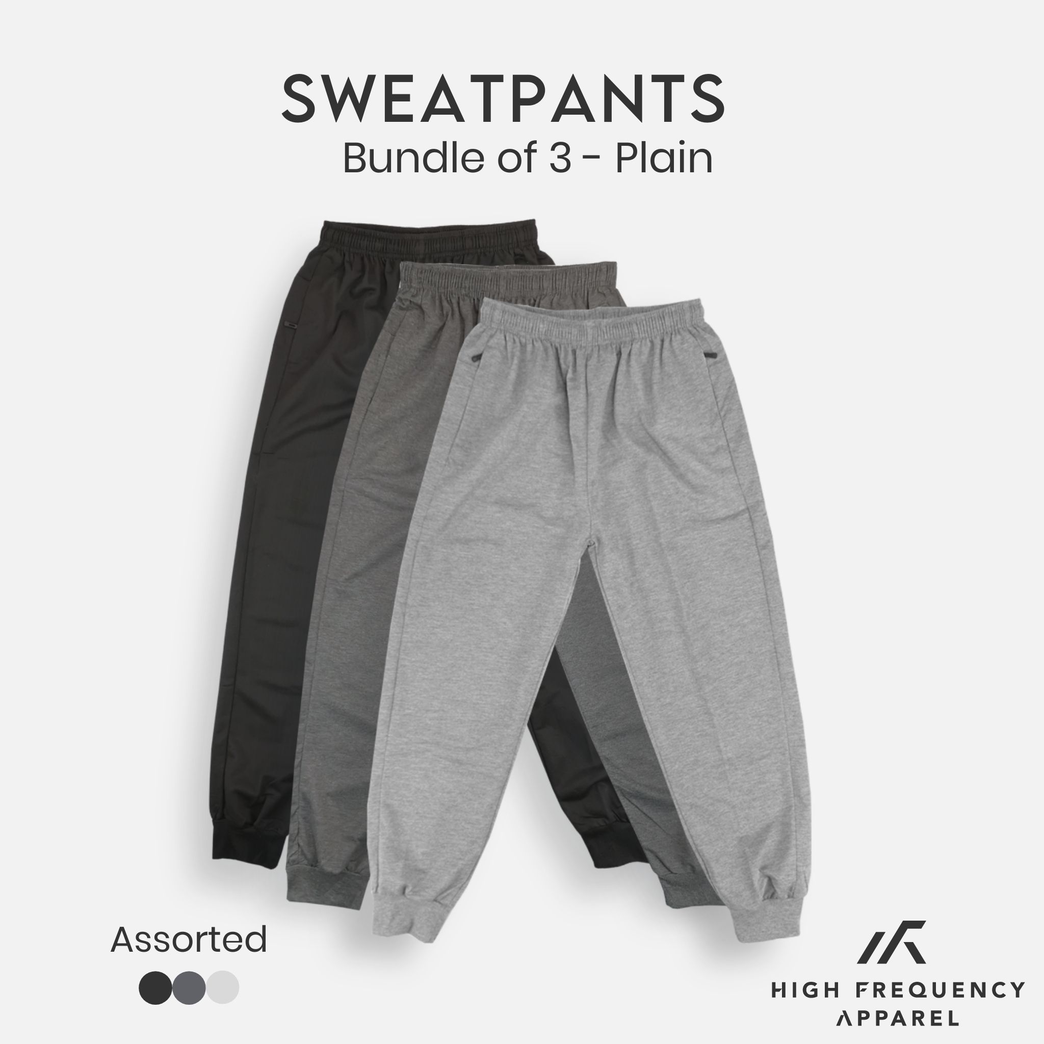 mens plain joggers