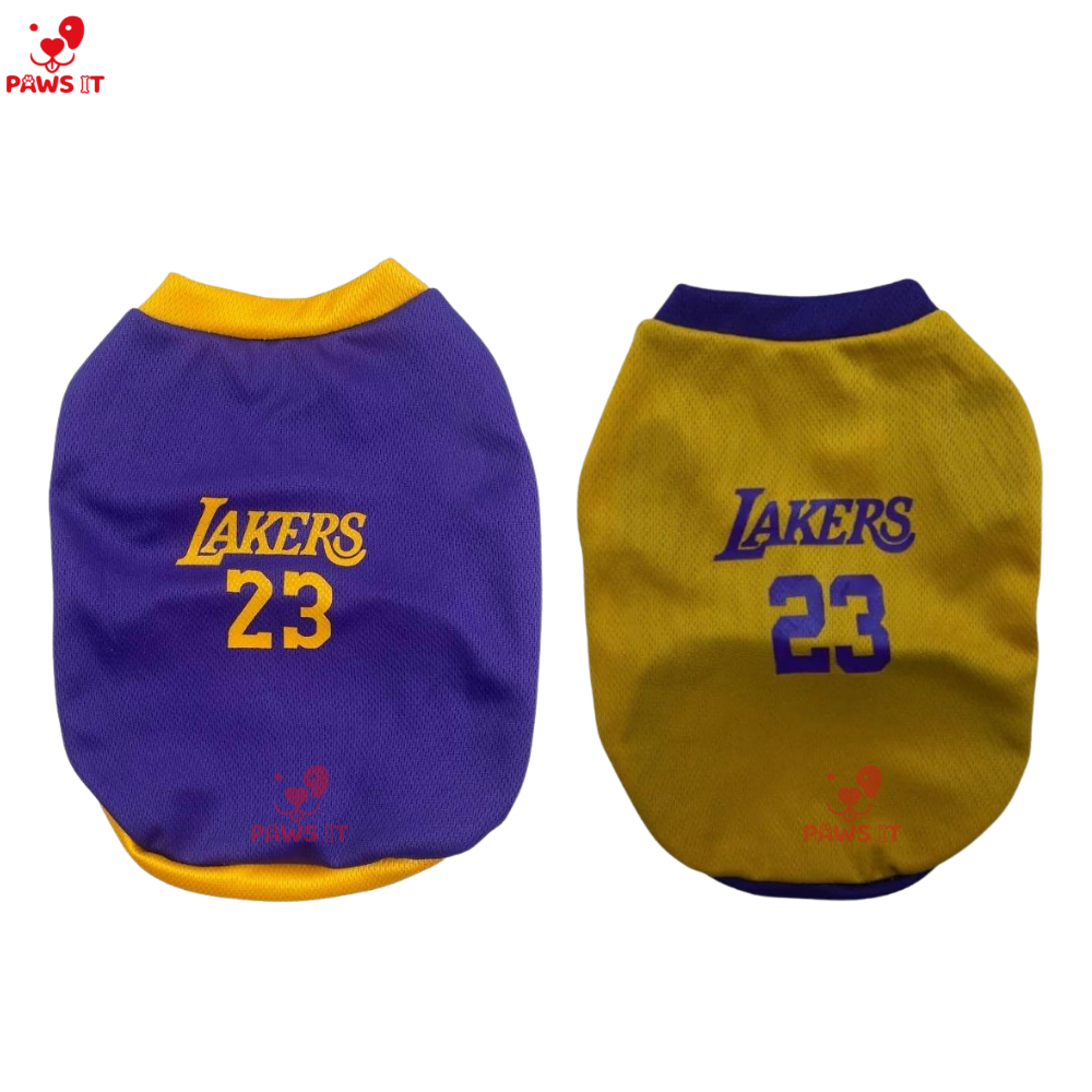 lakers puppy jersey