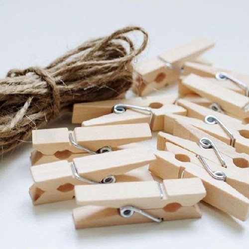 [HCM] Kẹp gỗ treo tranh ảnh trang trí
