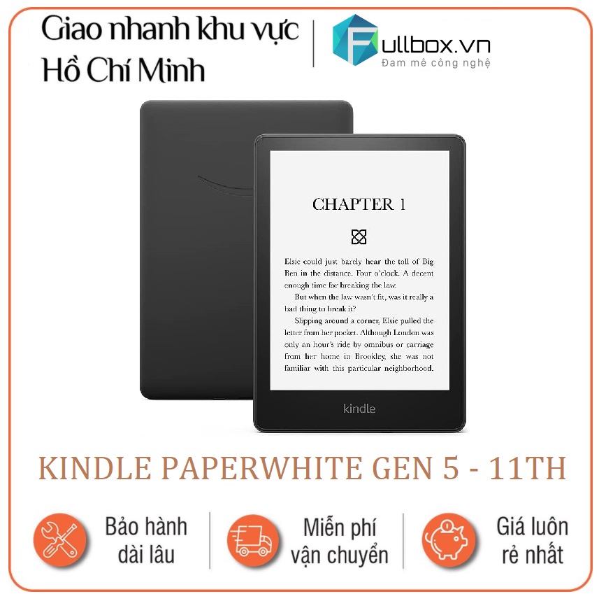 Máy đọc sách kindle paperwhite gen 5 - 11th