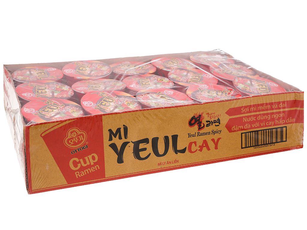 Mì ottogi yeul vị cay ly 62g