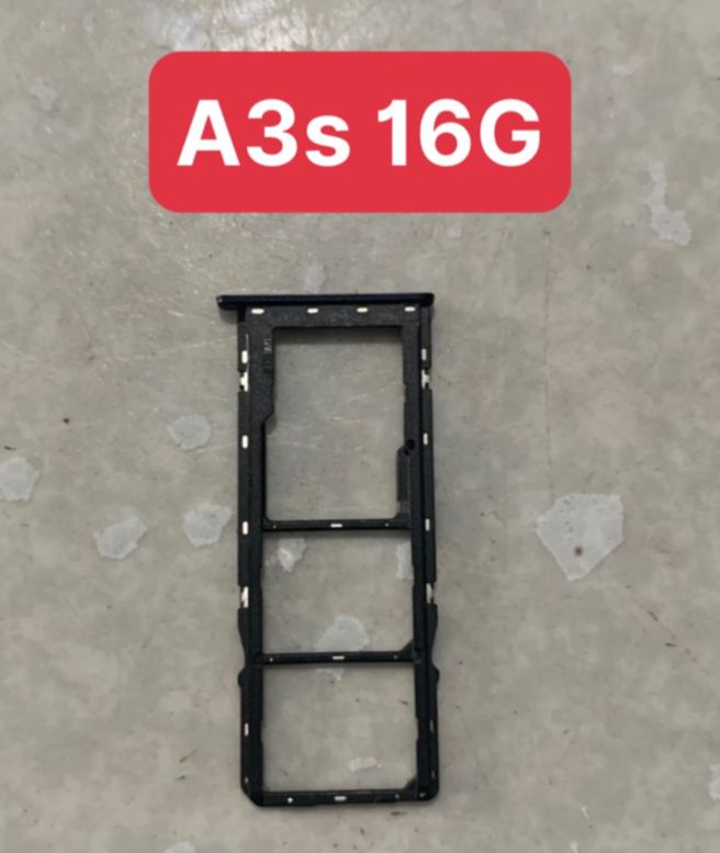 khay sim Realme C1 / oppo A3s 16G (lỗ chọc sim dưới)