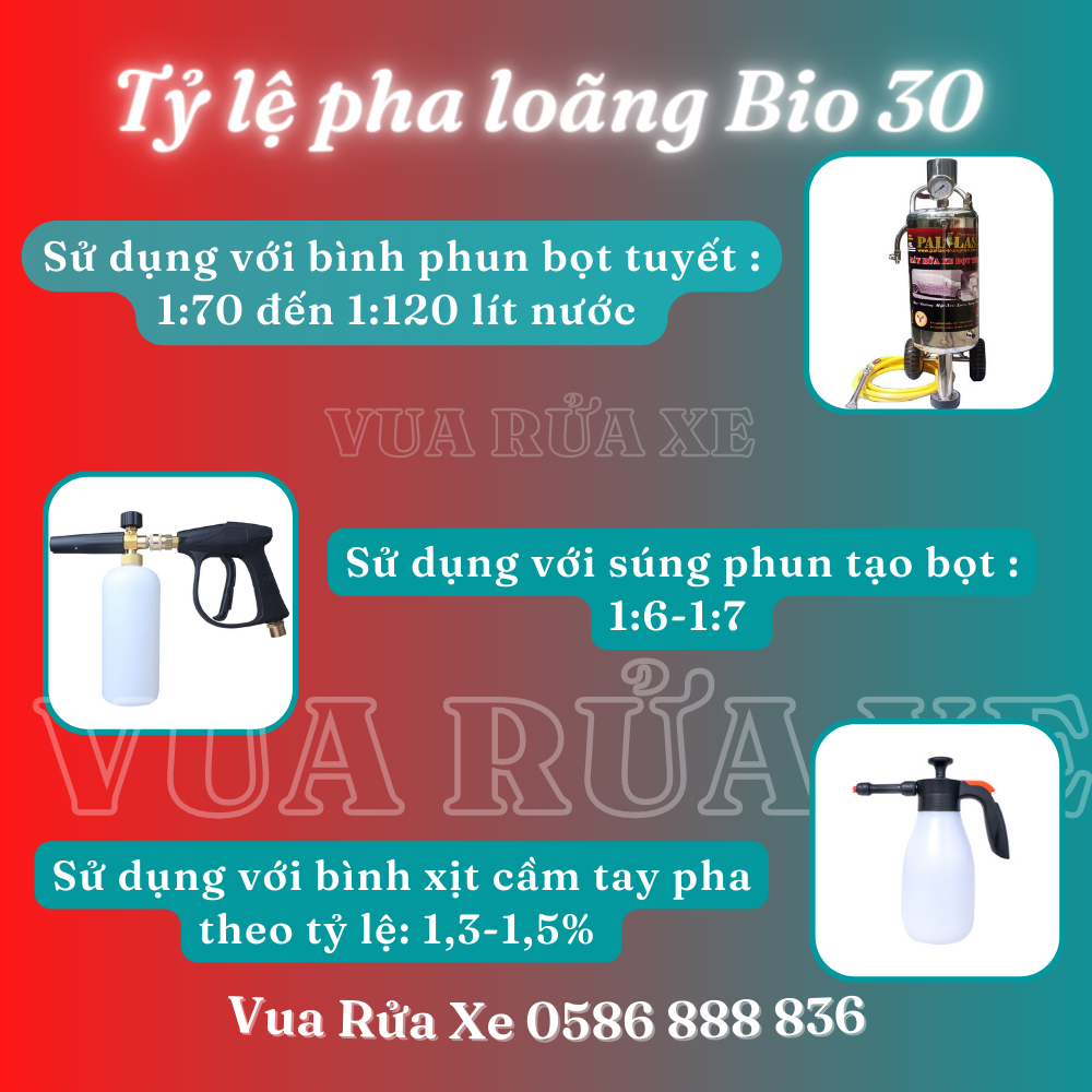 Nước Rửa Xe Không Chạm Siêu Sạch Ekokemika Bio 30