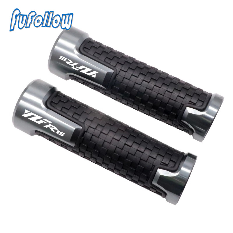 FOR YAMAHA YZF R15 V3 R15V3 R 15 V3 R-15 V3 2017 2018 2019 2020 2021 2022 2023 Motorcycle 7/8" 22MM Handlebar Hand Grips Handle Bar Ends With YZF R15 logo