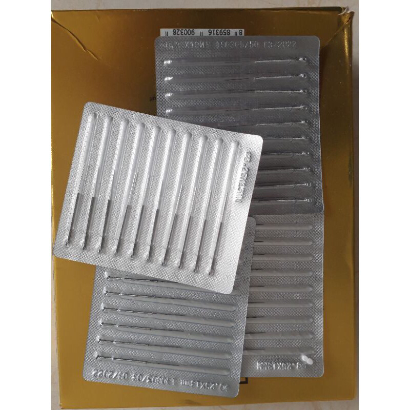 Kim đốt nốt ruồi [ 5 vỉ - 10 vỉ ], kim châm cứu, đốt nám, tàn nhang