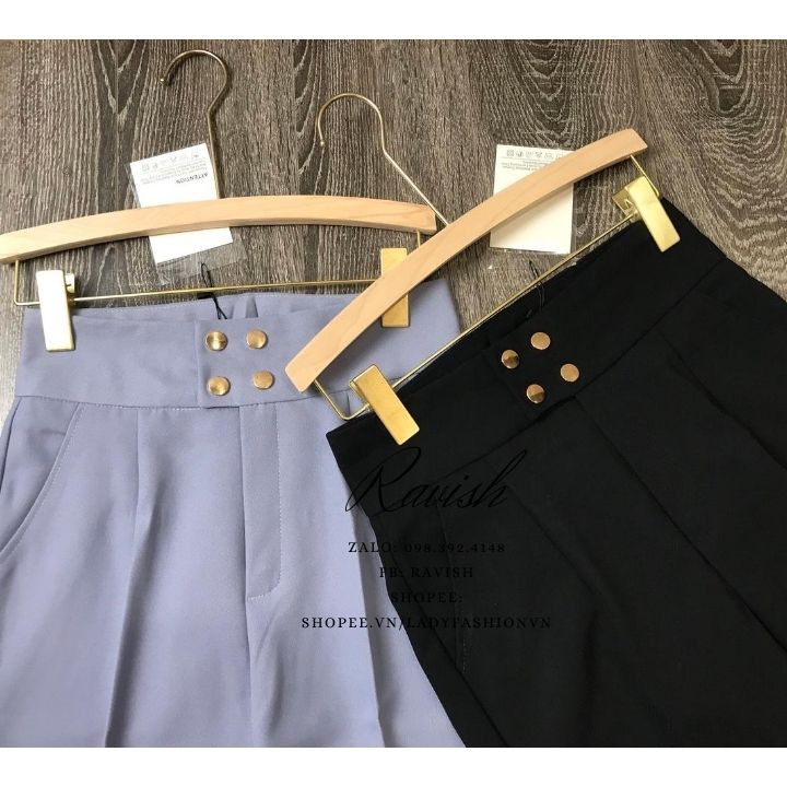 Quần legging nữ , Quần baggy nữ 4 cúc bấm