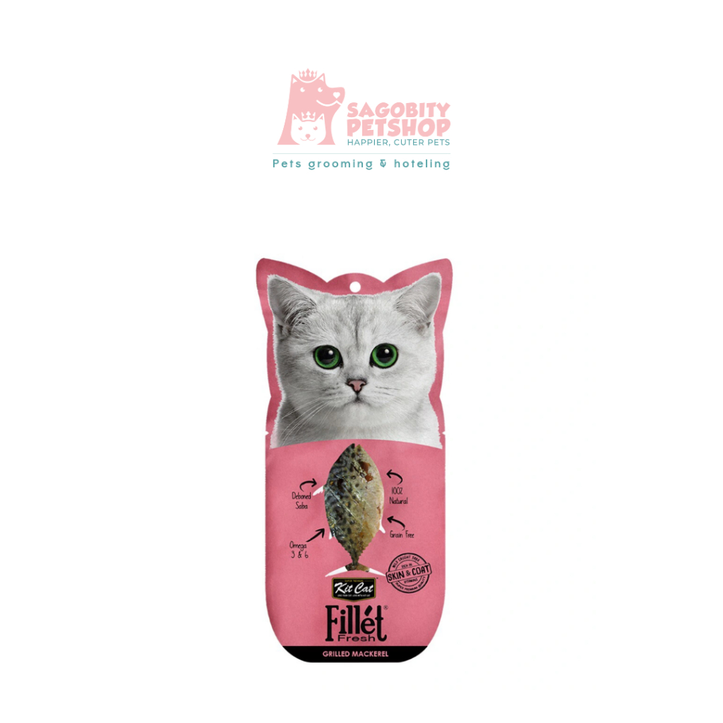 Snack phi lê dành cho mèo KIT CAT Fillet Fresh 30g - Nhiều vị