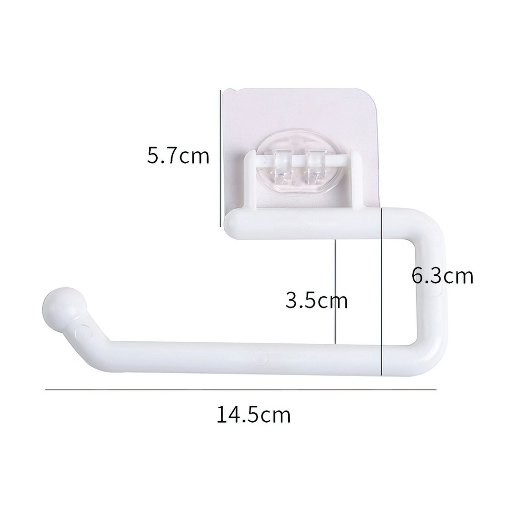 Kitchen bathroom practical paper plastic tissue roll holder