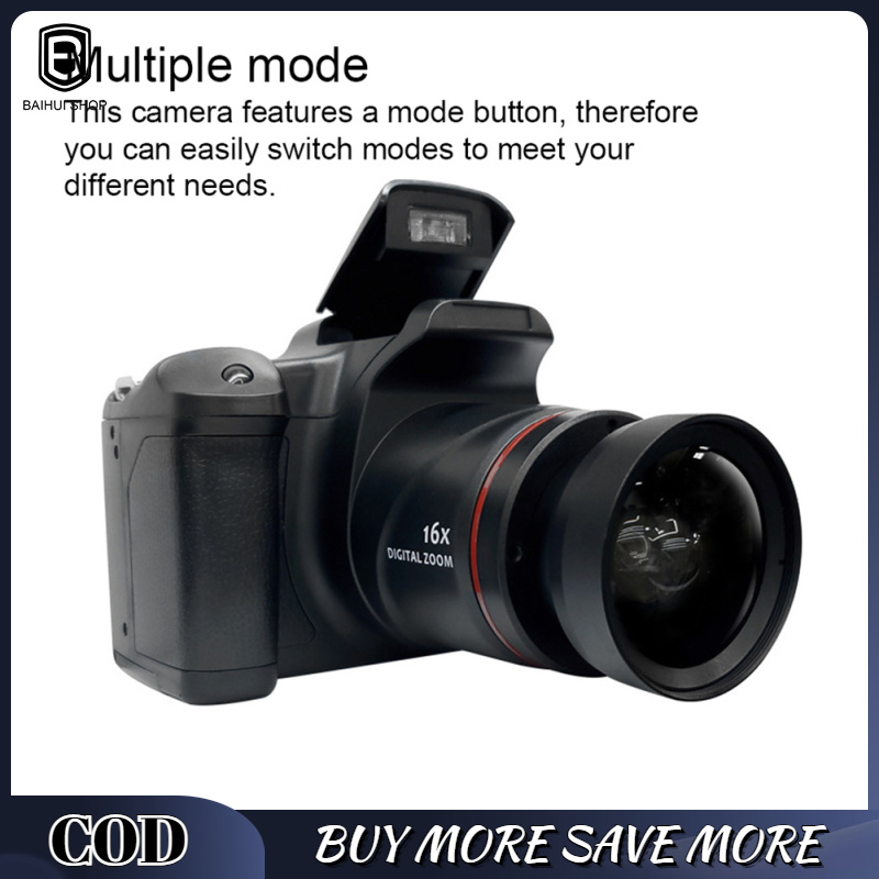 Máy ảnh kỹ thuật số nhiếp ảnh 16MP máy ảnh vlogging với 16X Thu phóng kỹ thuật số nhỏ gọn dễ dàng sử dụng máy quay video cho du lịch văn phòng nhà cửa