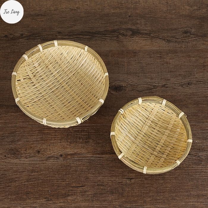 Rổ tre đan mini decor chụp ảnh đựng đồ nhỏ xinh TRE LÀNG
