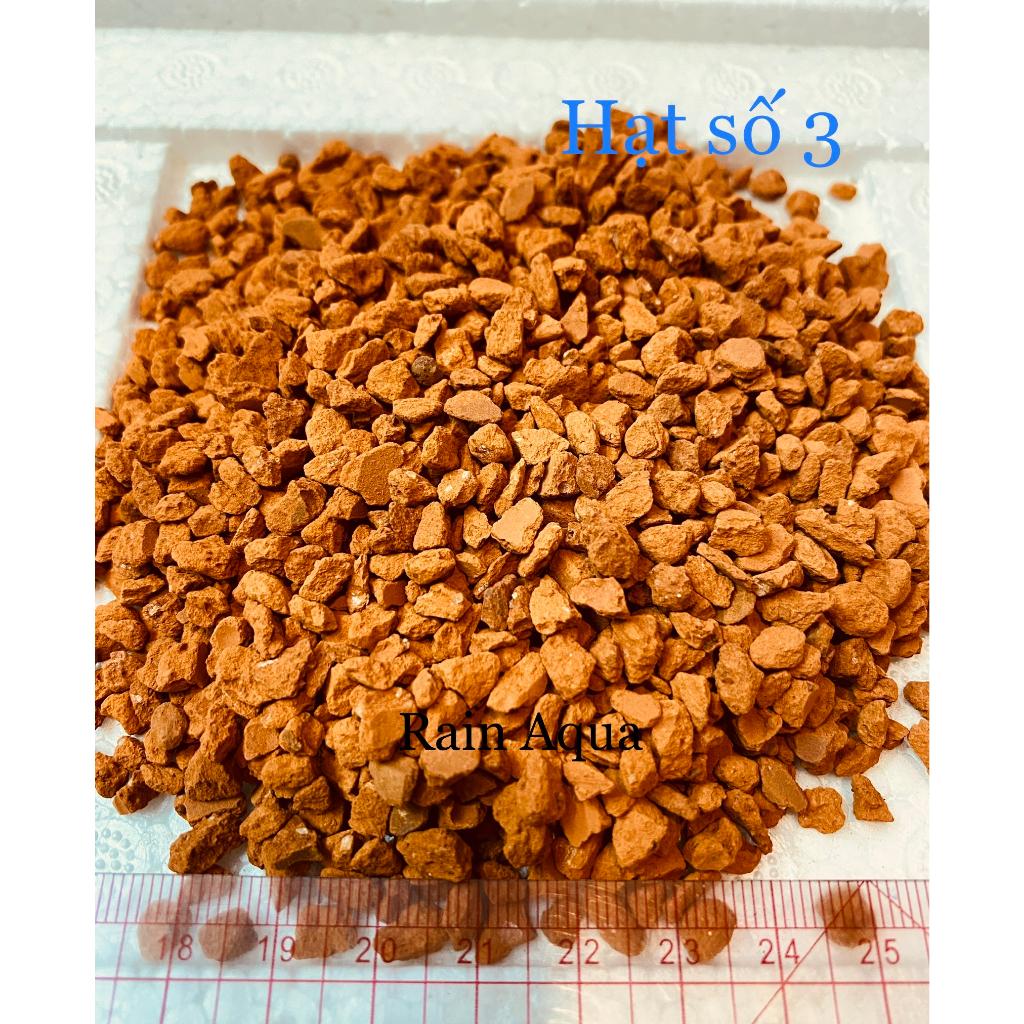 sạn gốm ceramic (bao 5kg), Hạt đỏ không hạt đen. Trang trí, nền thủy sinh.