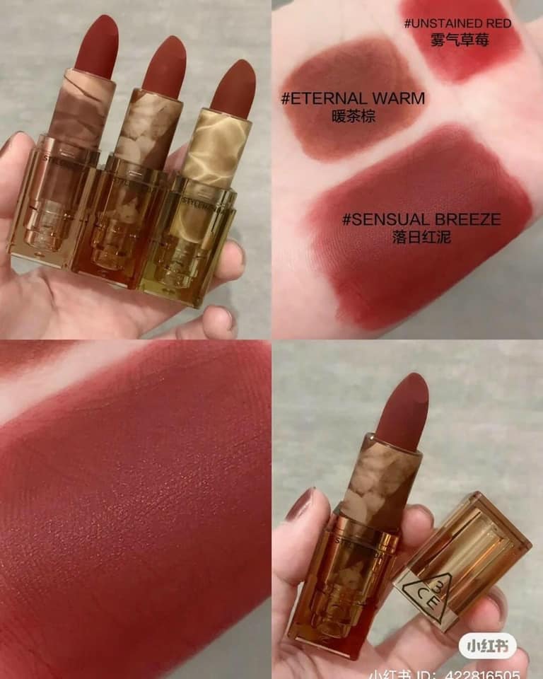 Son Thỏi Lì 3.C.E Soft Matte Lipstick DEEP UNDER - MORE DEEP