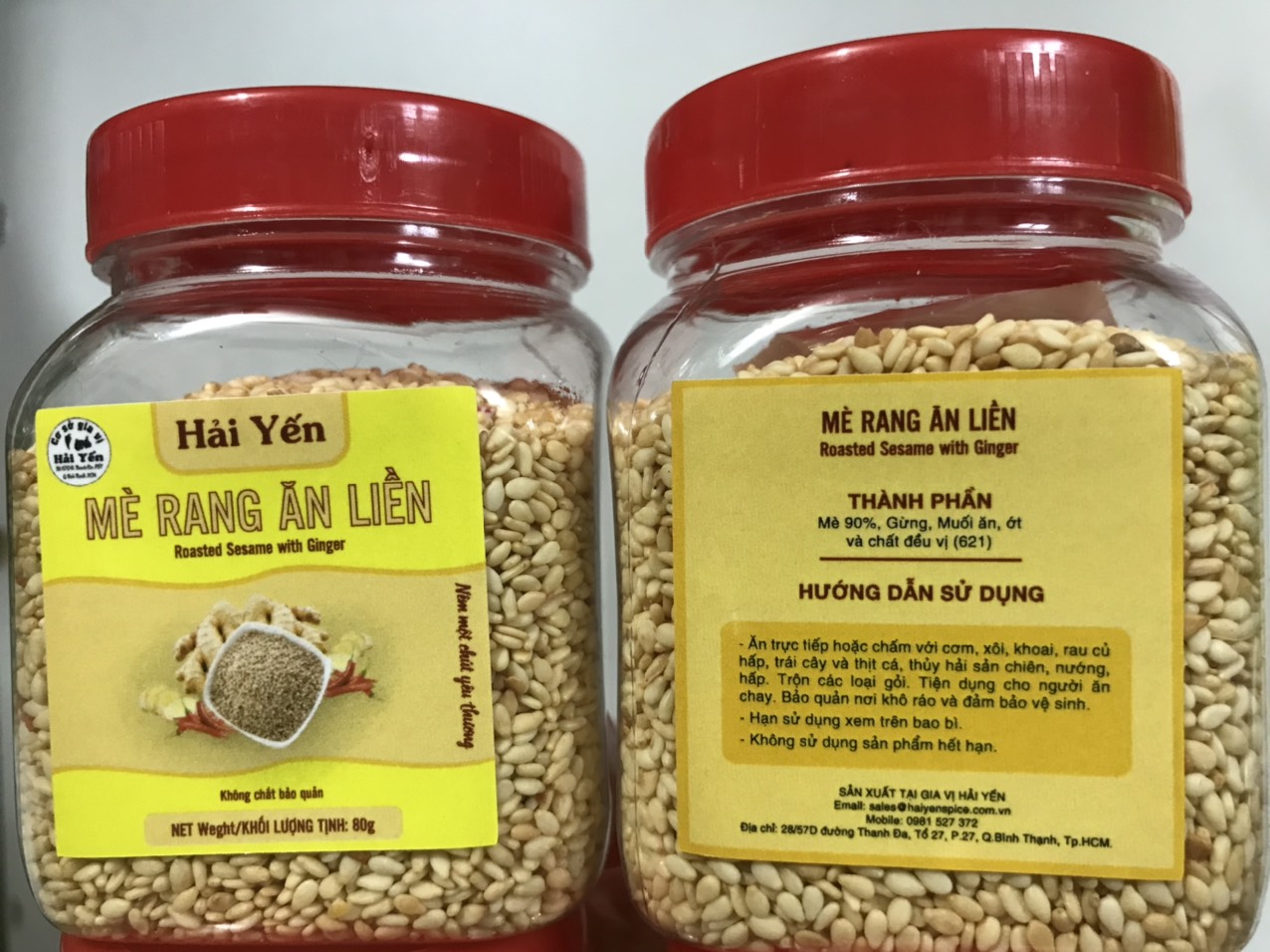 Mè Rang Chay Ăn Liền Hải Yến 80 g
