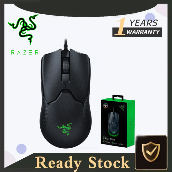 【100% Original】 Razer Viper Mini Wired Gaming Mouse 61g Lightweight 8500dpi Optical Sensor 6 Independently Programmable Buttons Gaming Mouse With Software Gaming Mouse With
