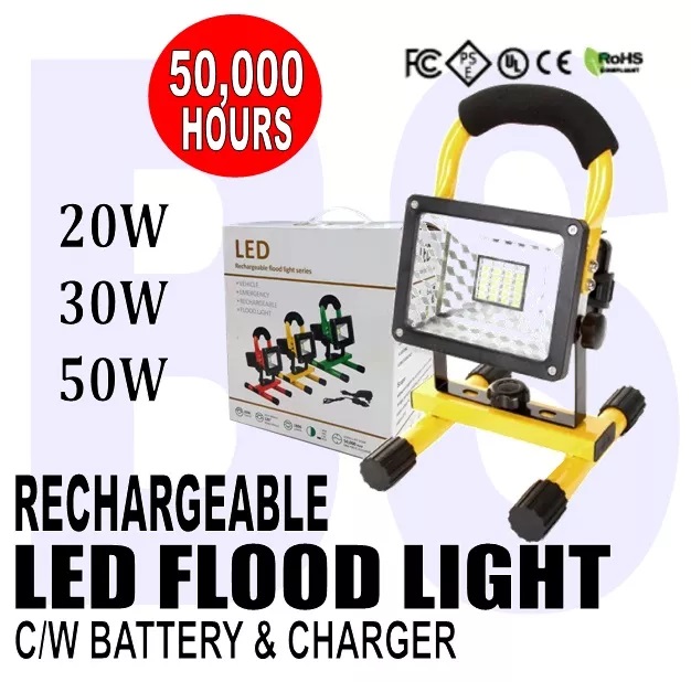 rohs rechargeable led flood light