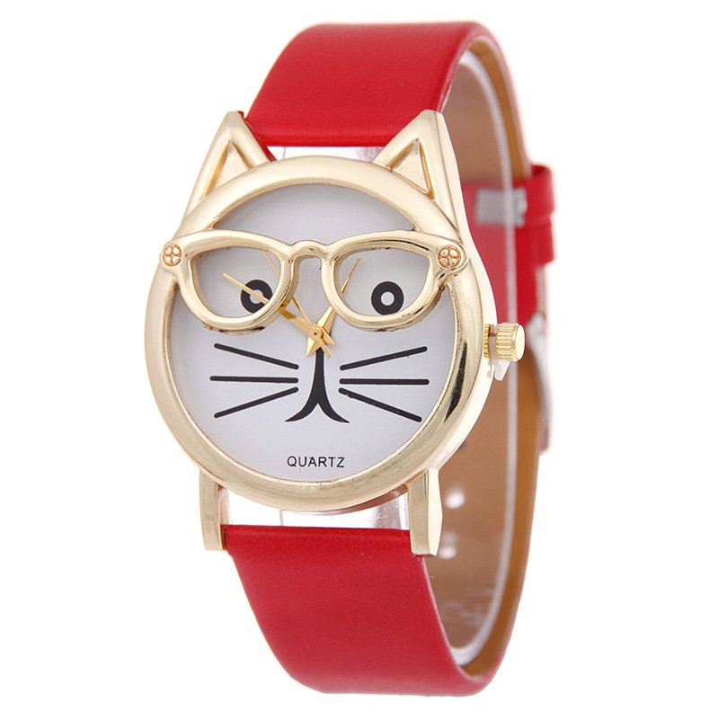 %E3%80%90Special%20offer%E3%80%91Relogio%20Feminino%202018%20Fashion%20Clock%20Cute%20Cartton%20Glasses%20Cat%20Analog%20Quartz%20Dial%20Wrist%20Ladies%20Watch%20Women's%20Watches%20Montre%20Femme%20-%20Image%206