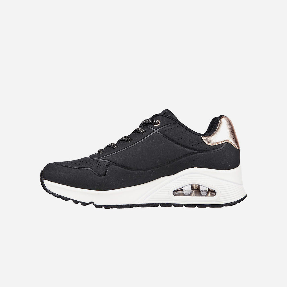 SKECHERS Giày sneakers nữ Uno 155196-BLK