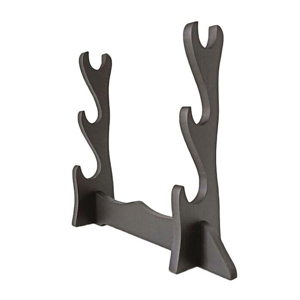 Cang35161401 bảng mật độ giá đỡ kiếm samurai 1 ~ 3 tầng đen giá trưng bày cứng cáp giá đỡ sáo kiếm