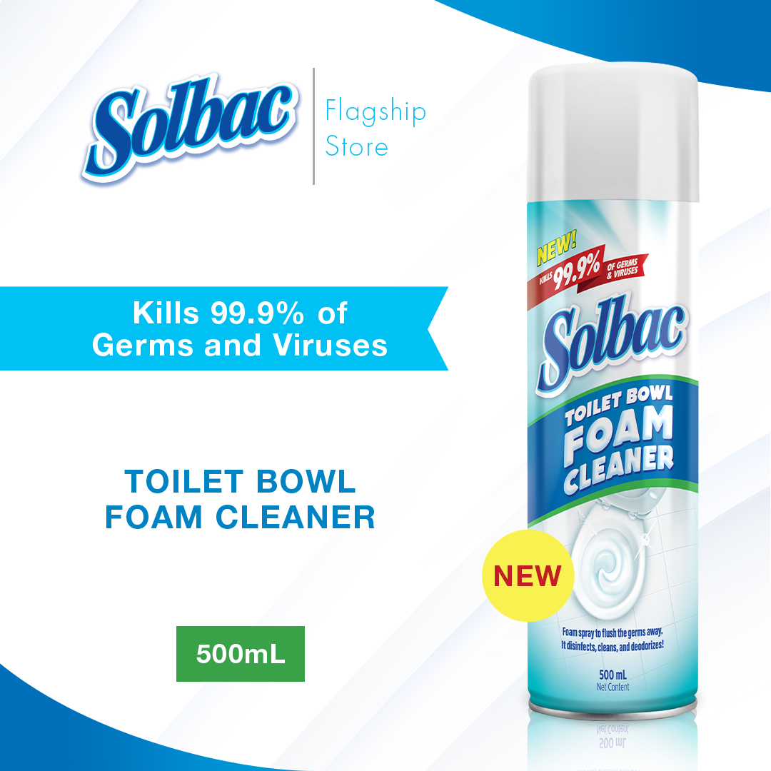 Solbac Toilet Bowl Foam Cleaner 500ml Lazada PH