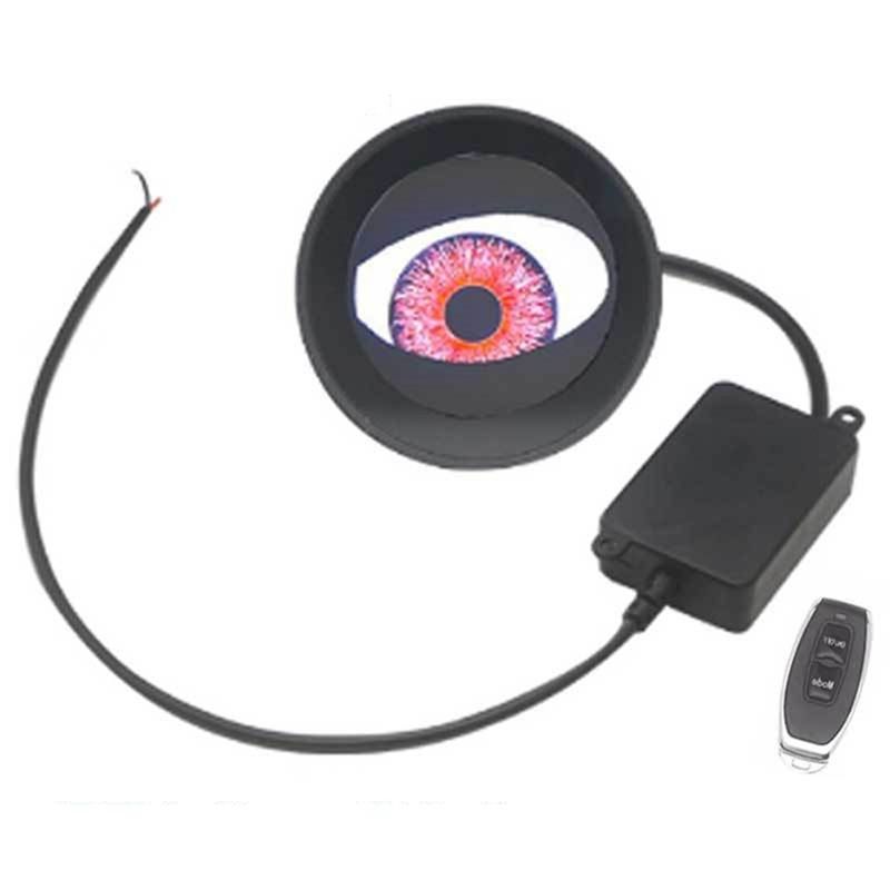 Remote Control Eye Display Screen Electronic Eye Headlight 6 Mode Devil' S Eye Supports ...