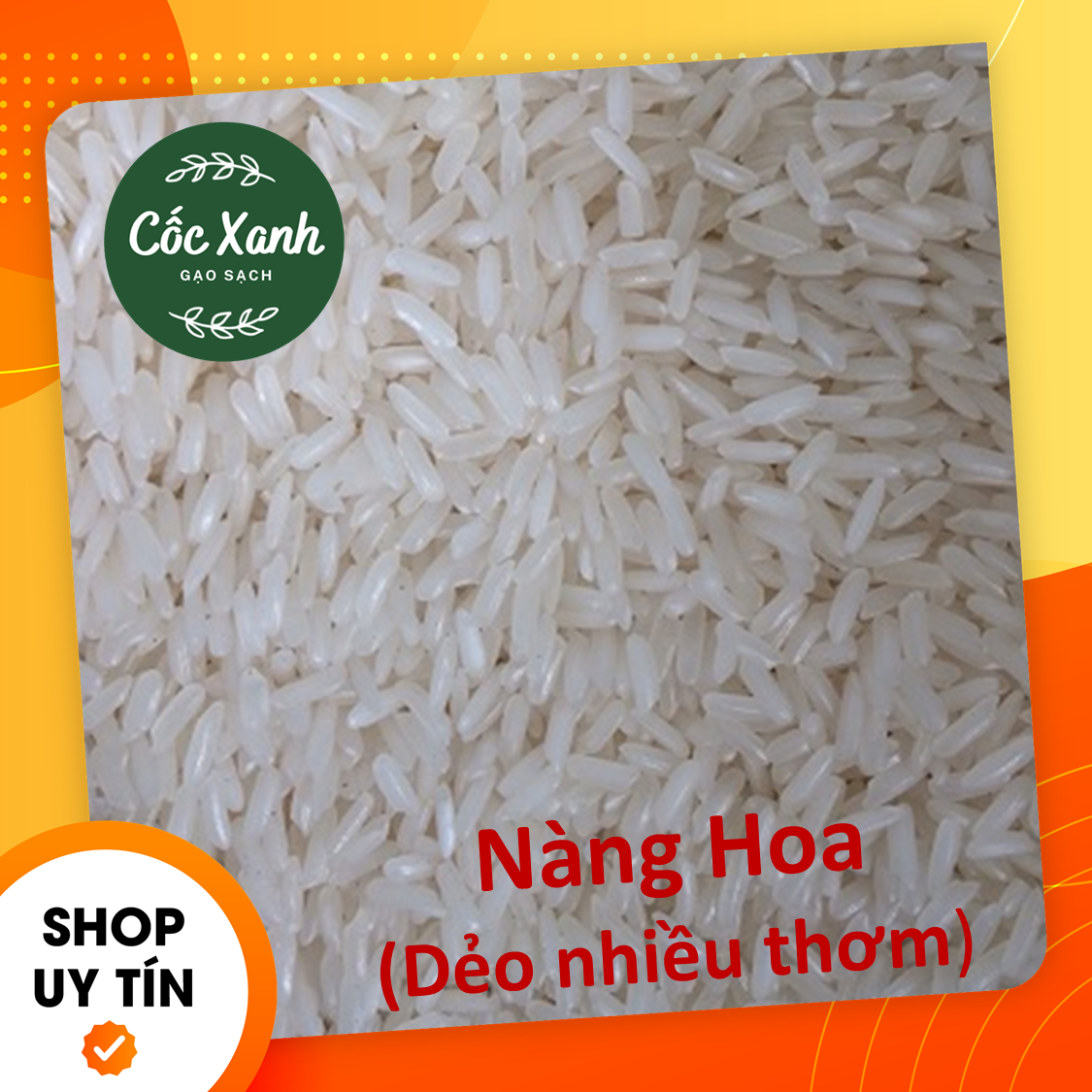 [Freeshipmax] [10kg] Gạo Nàng Hoa Thơm Mềm