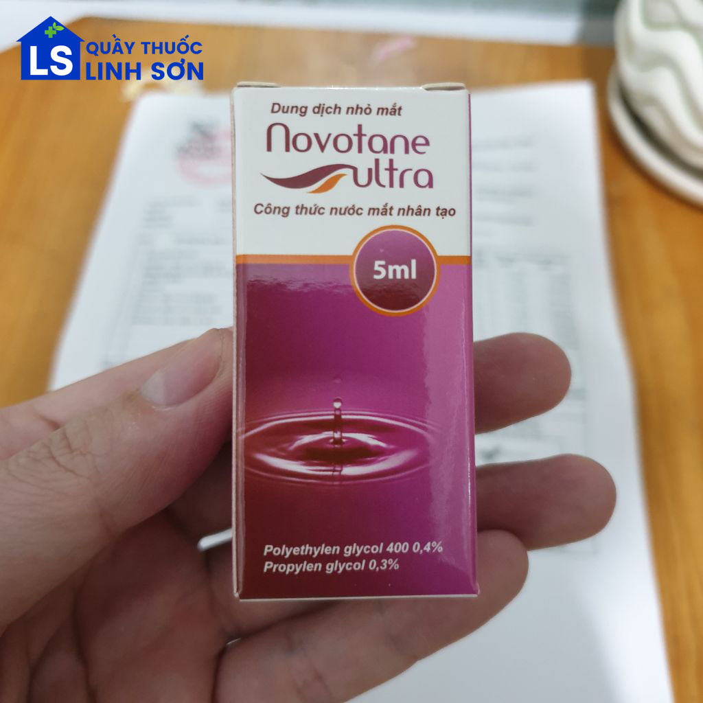 Nước mắt nhân tạo Novotane Ultra 5ml