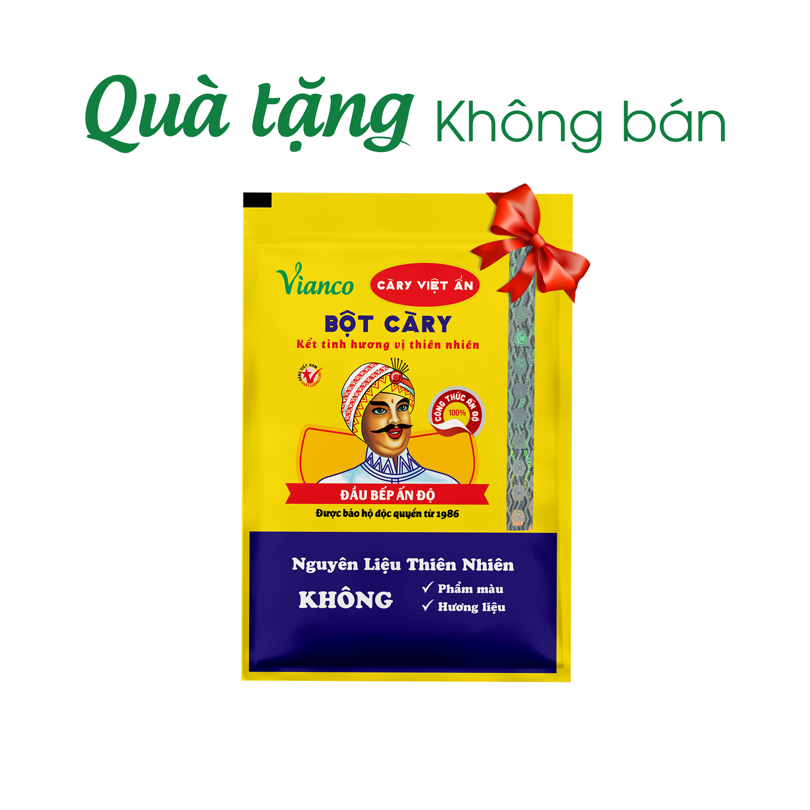 Combo 10 gói bột gia vị nấu Cà Ri 10g hiệu Ông Gìa Ấn Độ Vianco Gia Vị Việt Ấn