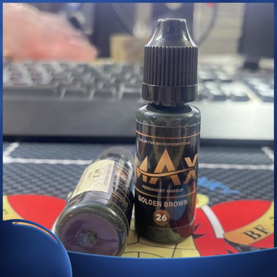 Mực phun xăm max - mực môi mày bám nhanh giữ màu phun xăm khắc sợi -5ml-12ml-18ml