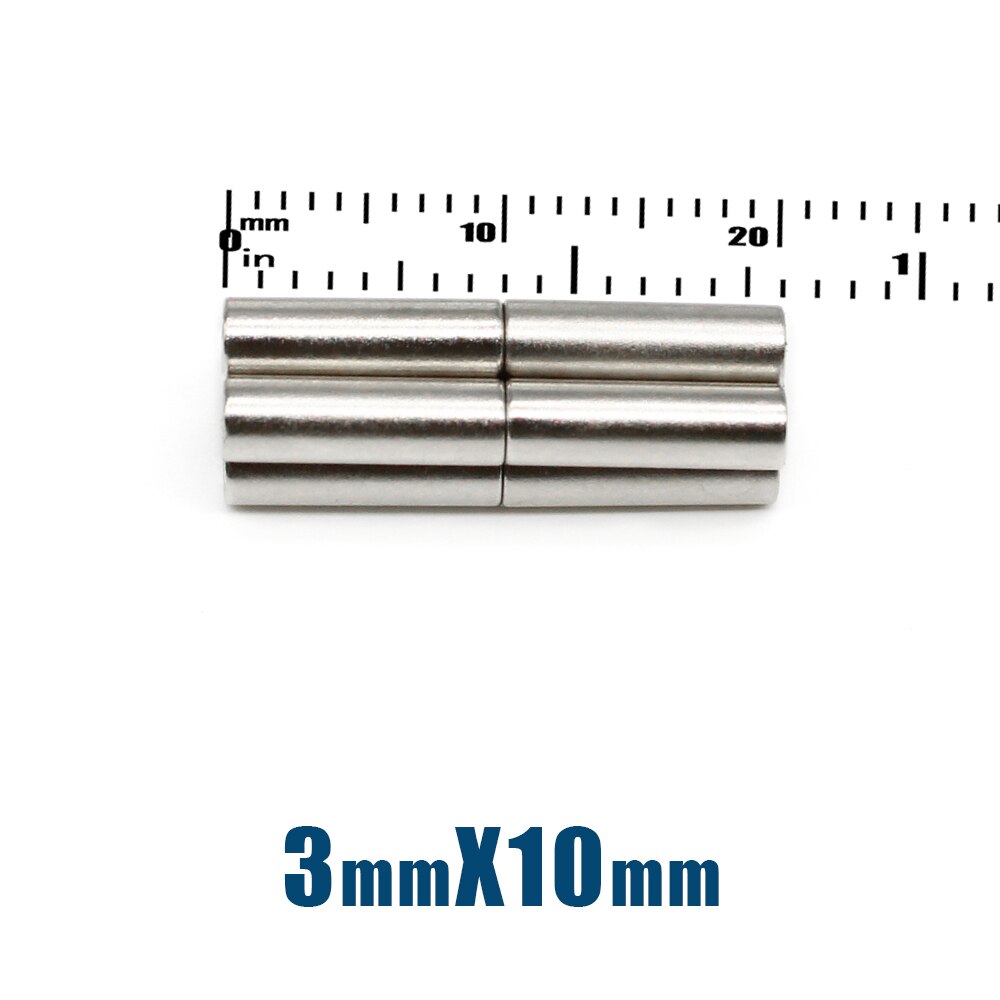Nam châm siêu mạnh đường kính 3mm x 10mm ( 10 viên)