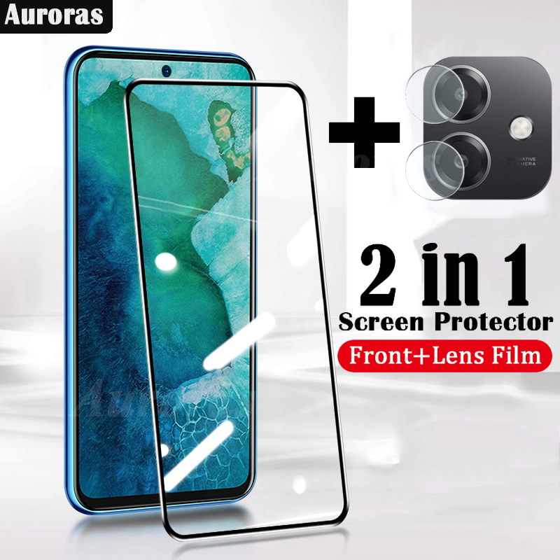 For OPPO A5i Screen Tempered Glass Full Protector Film + OPPO A5i Cover Lens Camera Glass Protector Glass Film