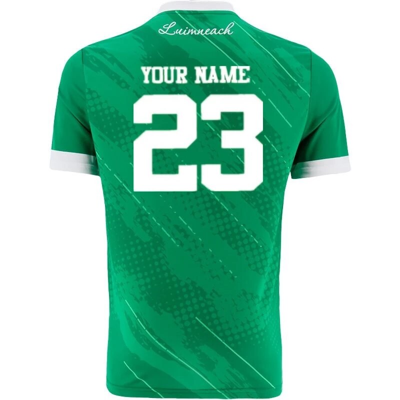 2023 limerick gaa home jersey 2023/24 ireland limerick training rugby jersey size s--5xl