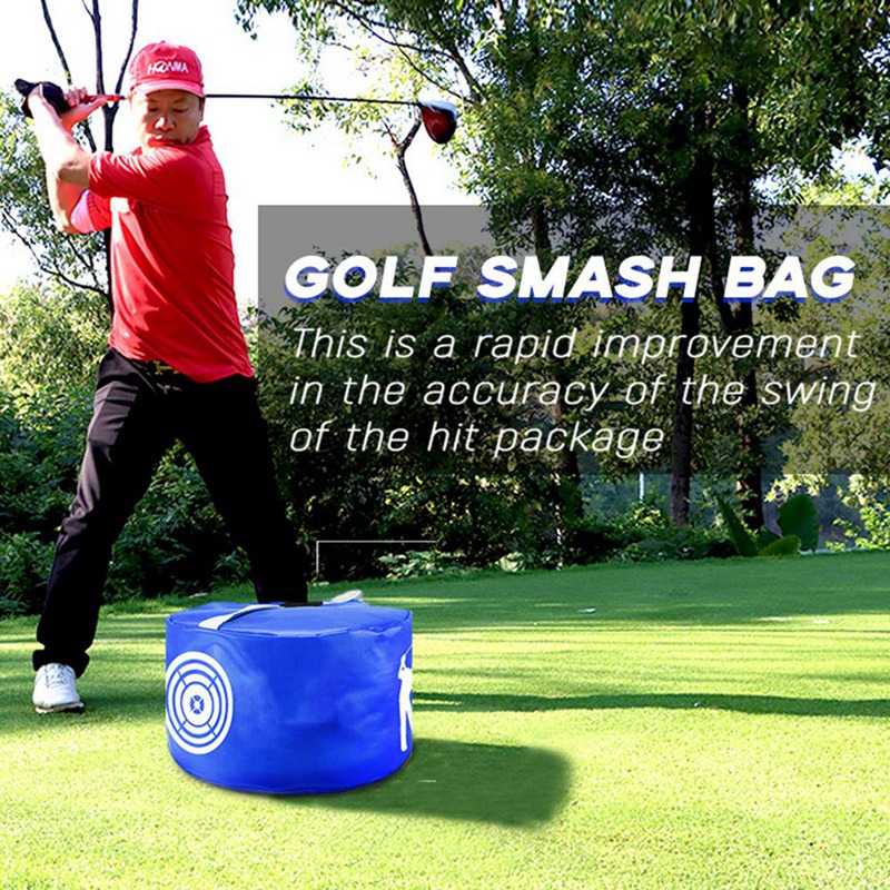 Golf Impact Power Smash Bag Hitting Bag Swing Training Aids Impact Swing Trainer Golf Swing Training Bag
