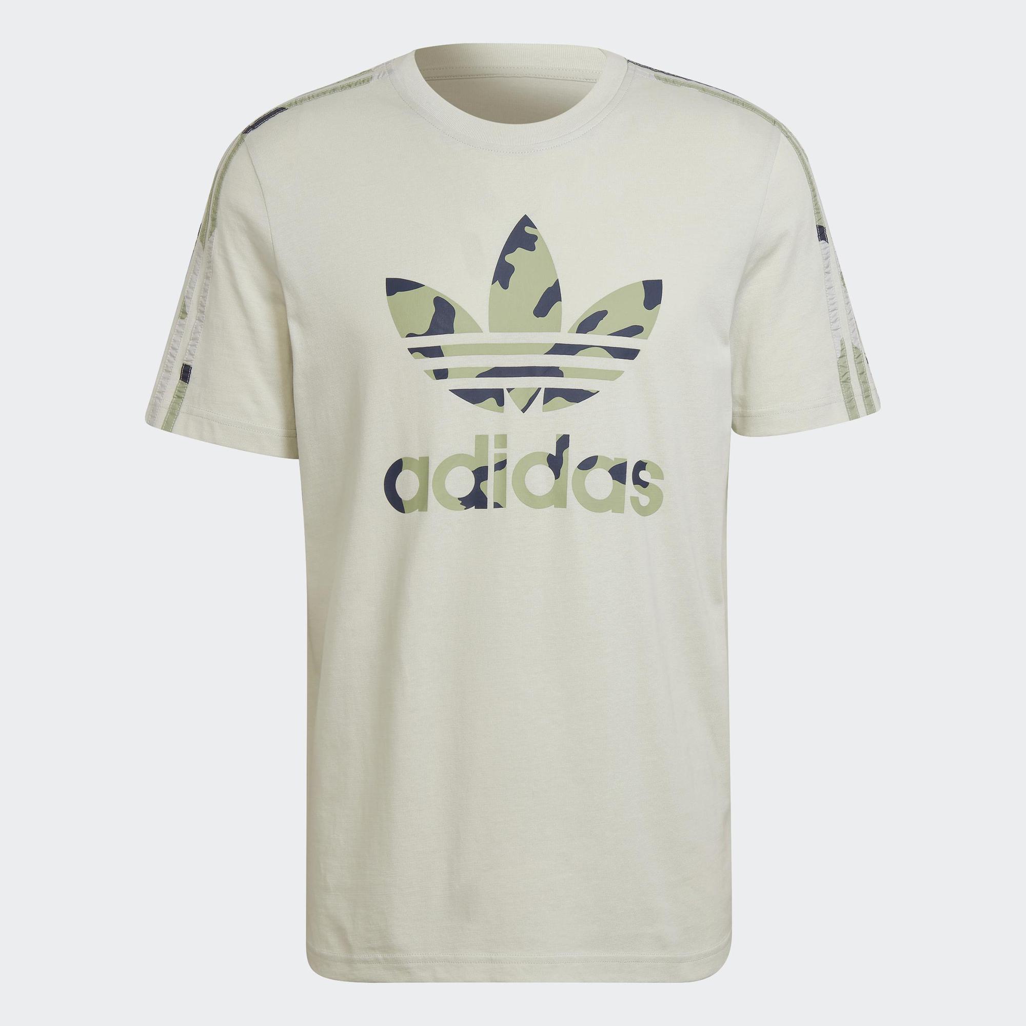 adidas Phong cách sống Áo Thun Graphic Rằn Ri Nam Xám HF4889