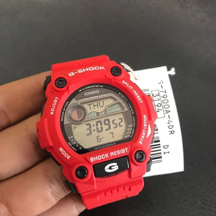 Casio G Shock G 7900a 4 Original Mat Moto Merah One Year Warranty Lazada Singapore
