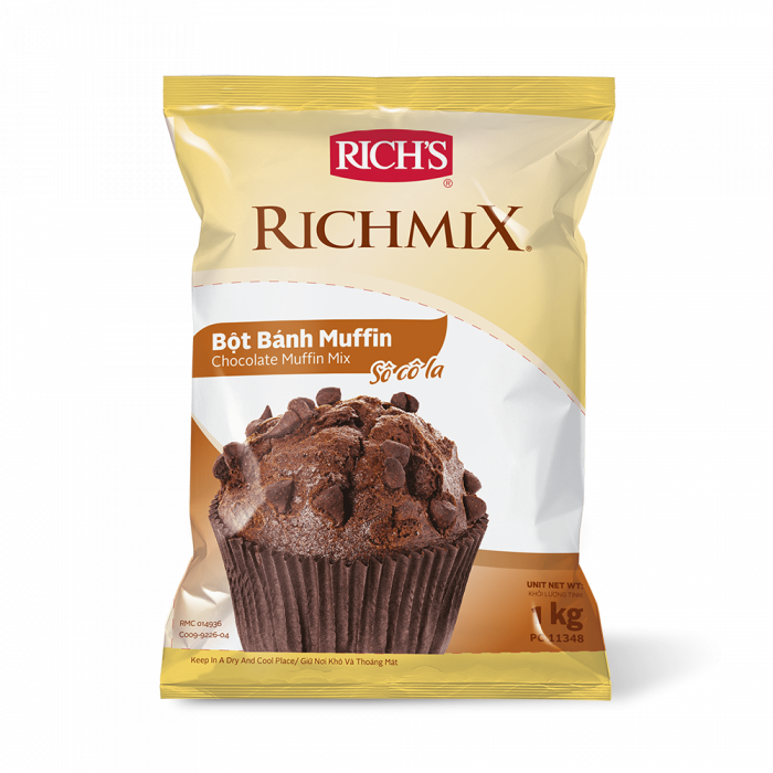 Bột bánh muffin socola Rich 1Kg