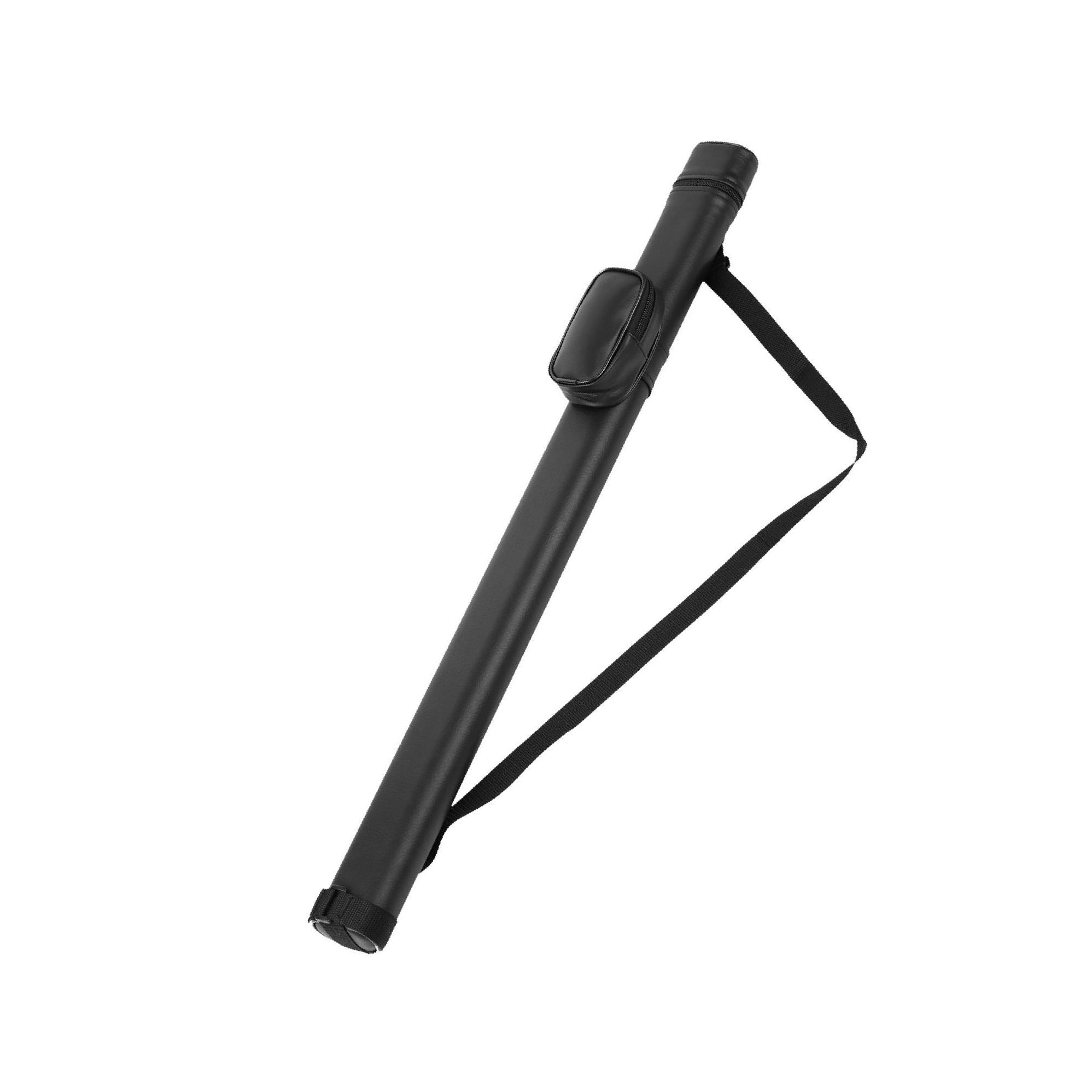 Sleek PU Leather Professional BilliardPool Cue Rod Bag Protector Adjustable Strap for Enhanced Portability