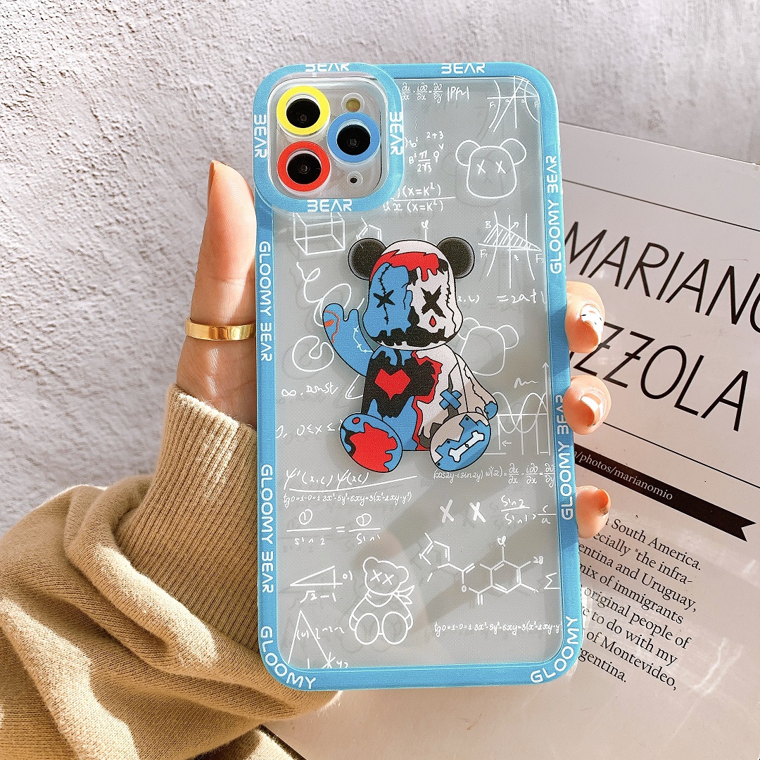 Ốp Lưng Silicon Chống Sốc Viền Nổi GLOOME BEAR