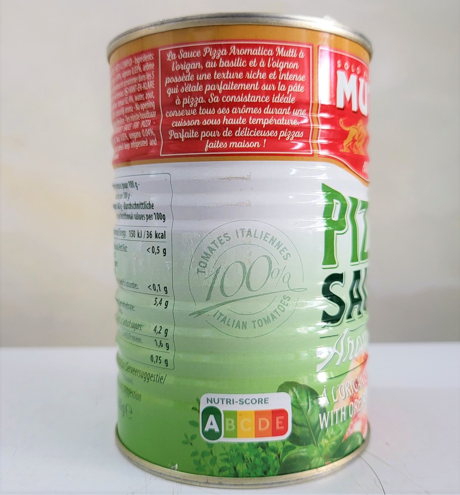 [Hộp 400g] XỐT PIZZA [Italia] MUTTI Pizza sauce Aromatica