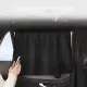 FORDER Universal Side Window Suction Cup Curtain UV Protection for Kid Baby Children Sunshade High Quality Black Car Window Sunshade Cover Summer. 