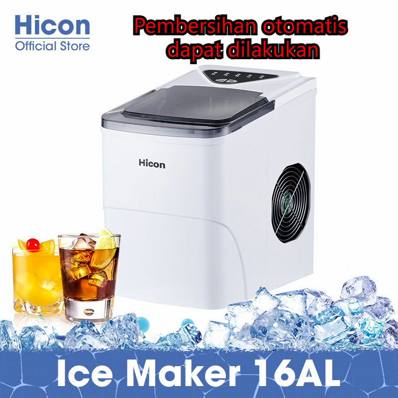 Keletool Hicon Ice Maker Portable Ice Maker dengan Kapasitas 15KG per