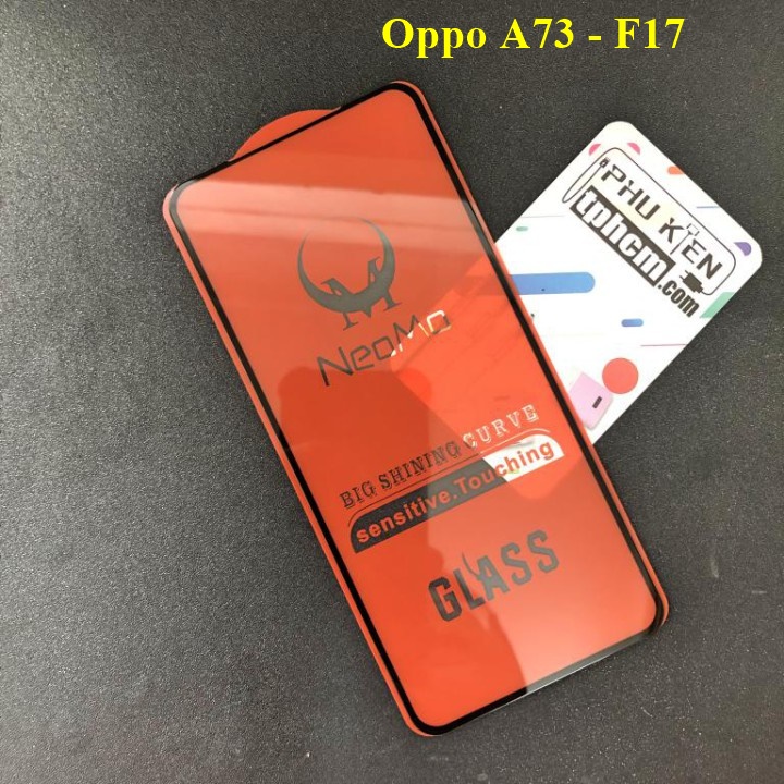 Dán cường lực oppo a73 - f17 full màn hình full keo