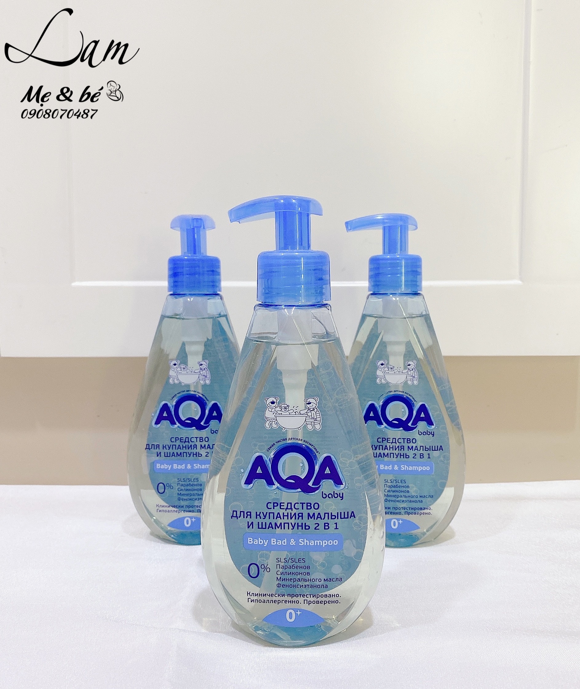 Sữa tắm gội AQA cho bé