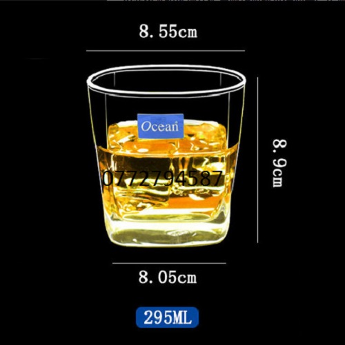 Ly thủy tinh ocean plaza rock 195ml b11007 ; 295ml b11010 ; nhập khẩu thái lan