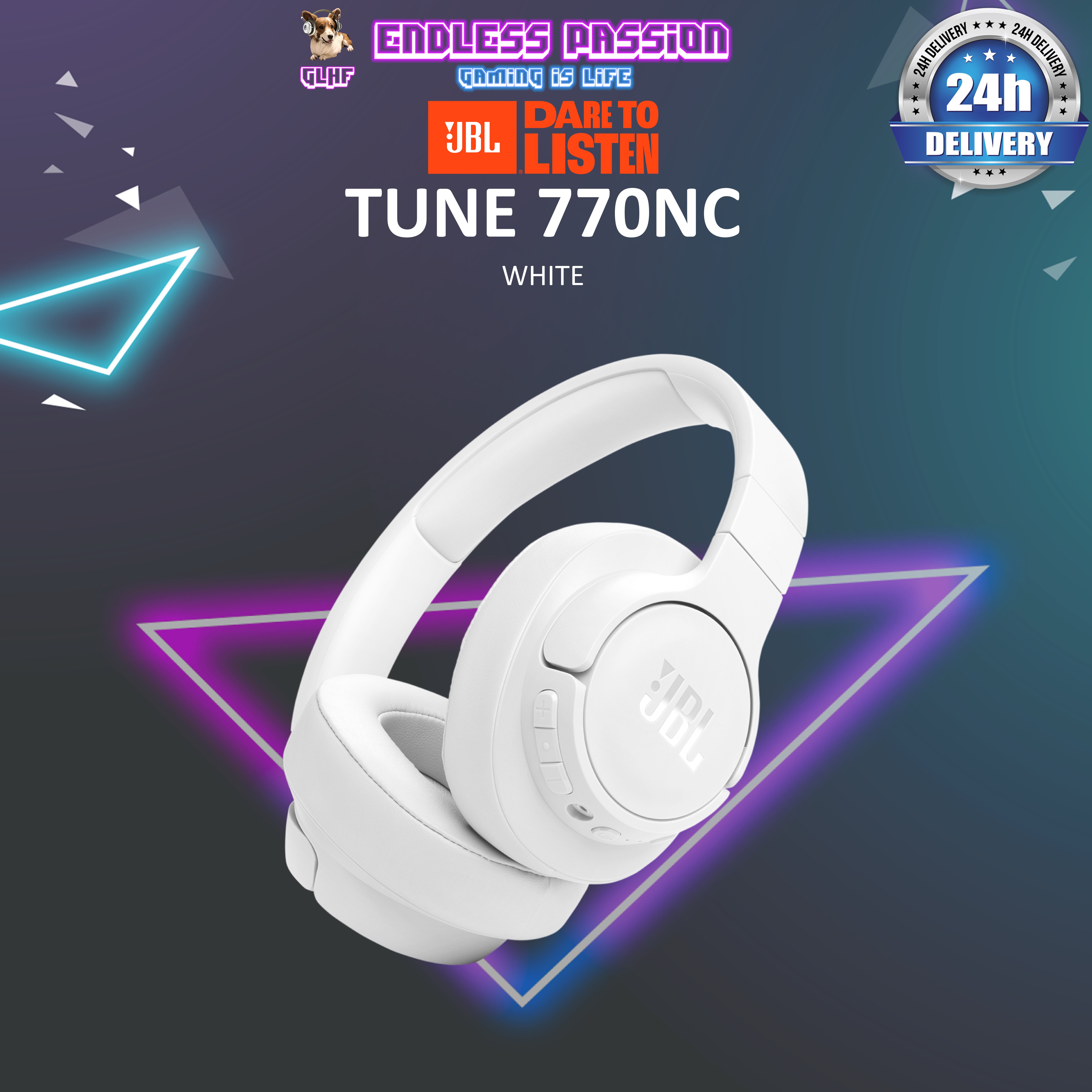 JBL Tune 770NC Adaptive Noise Cancelling Wireless Over-Ear