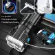 Powerful 4 LED Flashlight With COB Side Light, 4 Modes USB Rechargeable Flash Light, Waterproof, ABS Torch,, Camping Tool. 