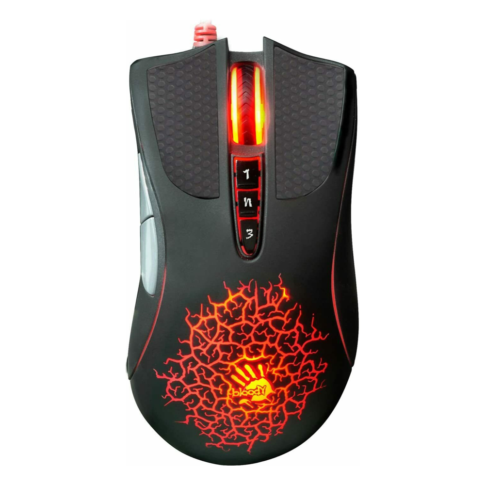 Cho Đẫm Máu A90 Chuột chơi game quang học đầy màu sắc chuột có dây Phiên bản không hoạt động