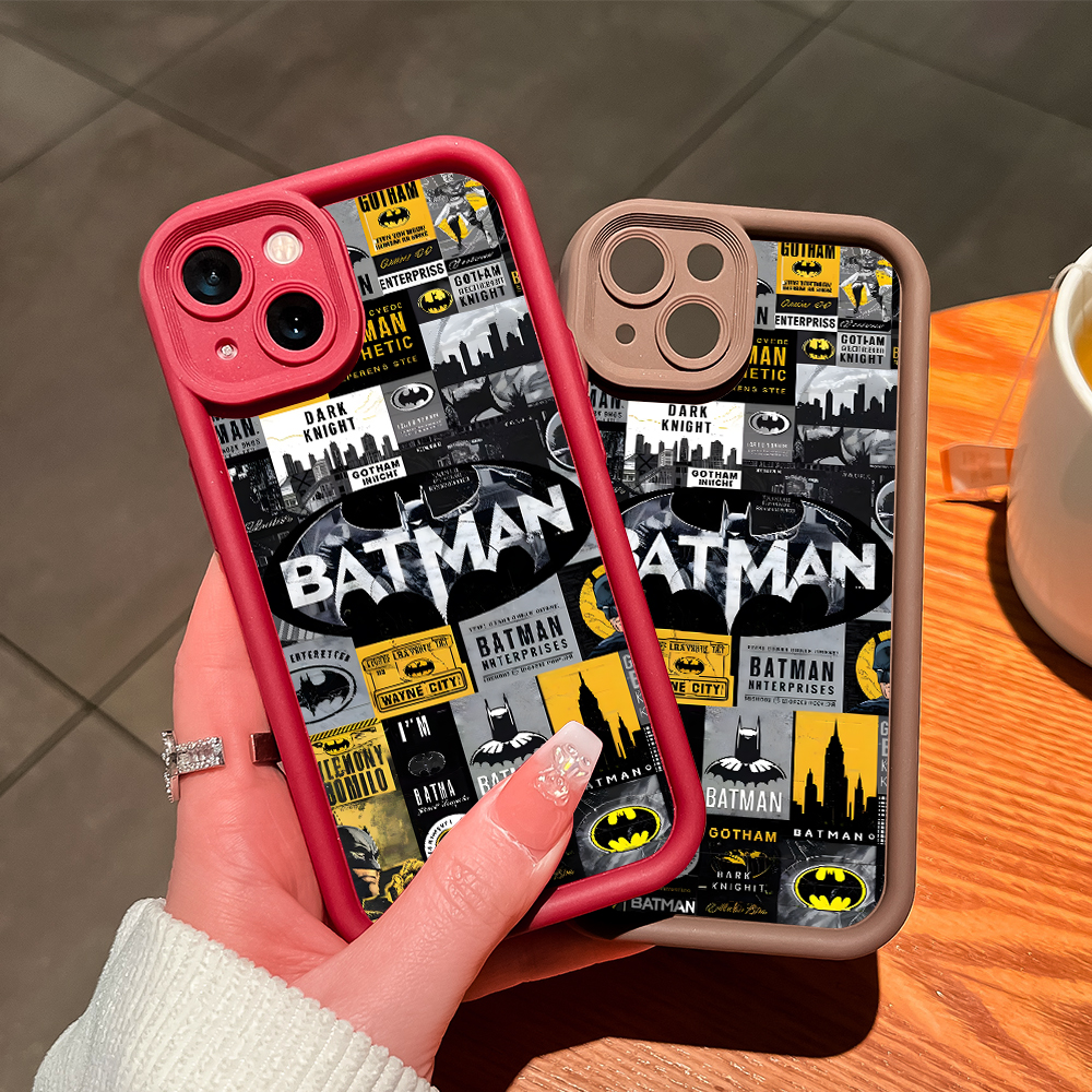 UCUC for Redmi Note 13 4G 5G Note 13 Pro+ 5G Xiaomi Poco X6 M6 Pro Back Cover Dark Knight Ladder Camera Soft Rubber Phone Case. 